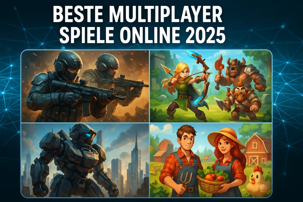 Beste Multiplayer Spiele online 2025
